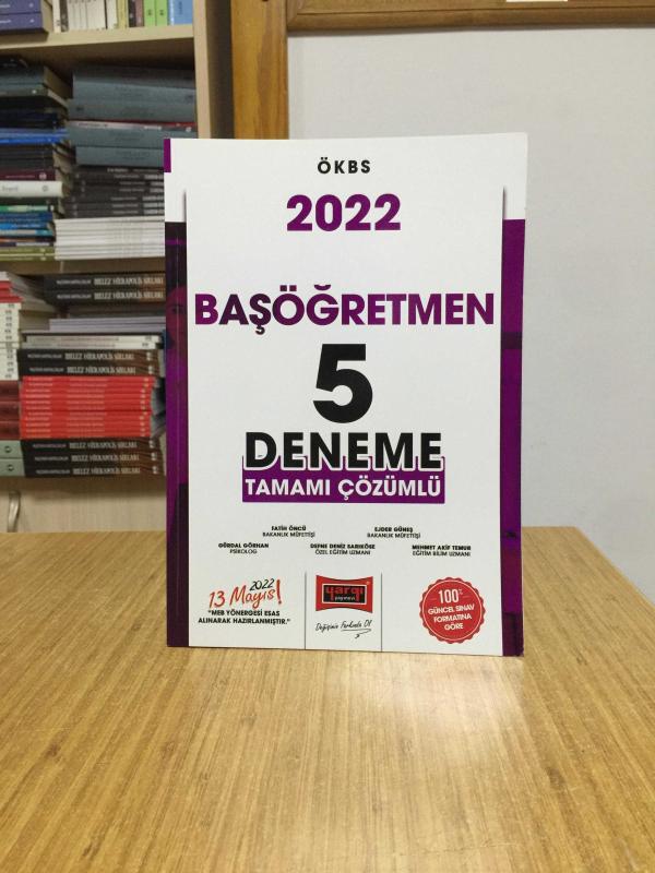 2022 ÖKBS Başöğretmen Tamamı Çözümlü 5 Deneme Sınavı Yargı Yayınları