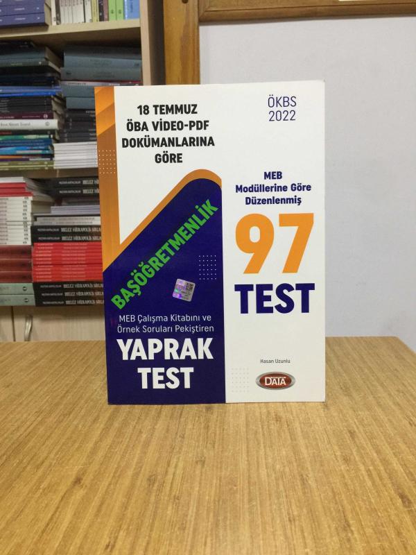 2022 ÖKBS Başöğretmenlik Yaprak Test Data Yayınları