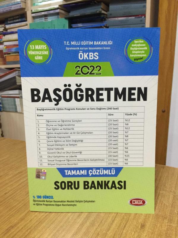 2022 ÖKBS MEB Başöğretmen Soru Bankası Tamamı Çözümlü Data Yayınları