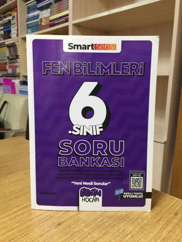 2022 Smart Serisi 6.Sınıf Fen Bilimleri Soru Bankası Benim Hocam Yayınları