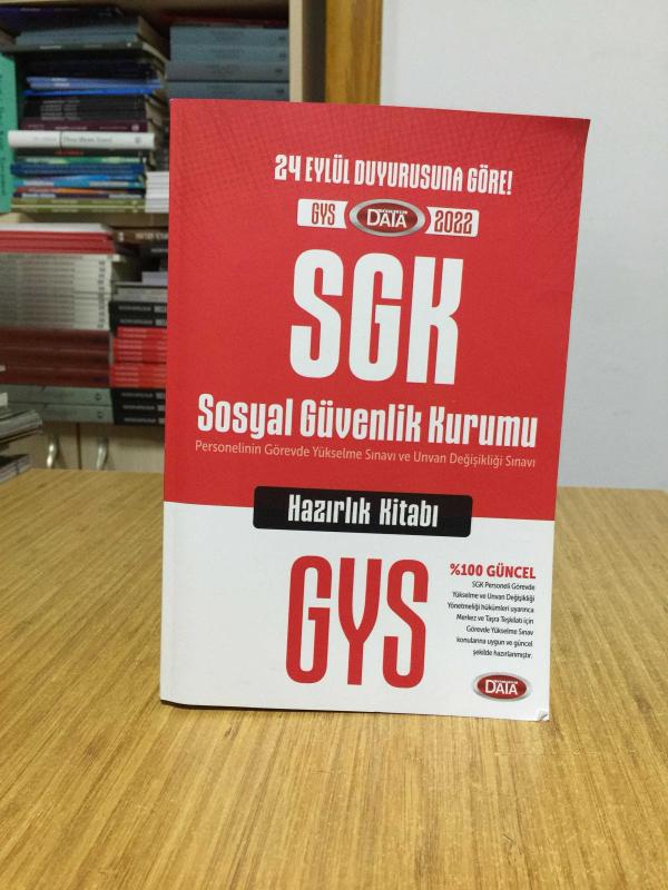 2022 Sosyal Güvenlik Kurumu SGK GYS Hazırlık Kitabı Data Yayınları
