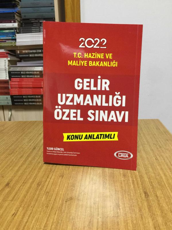 2022 T.C Hazine ve Maliye Bakanlığı Gelir Uzmanlığı Özel Sınavı Konu Anlatımlı Data Yayınları