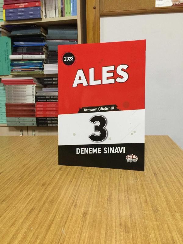 2023 ALES 3 Deneme Çözümlü Editör Yayınları