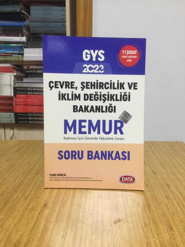 2023 Çevre Şehircilik ve İklim Değişikliği Bakanlığı Memur GYS Soru Bankası Data Yayınları