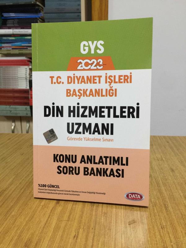 2023 Diyanet İşleri Başkanlığı Din Hizmetleri Uzmanı GYS Konu Anlatımlı Data Yayınları