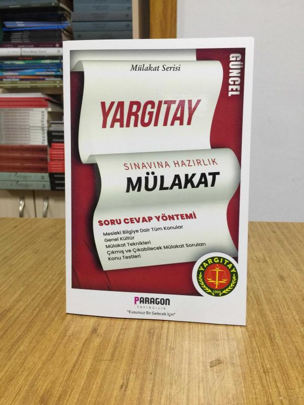 2023 Güncel Yargıtay Sınavına Hazırlık Mülakat Soru Cevap Yöntemi Paragon Yayıncılık