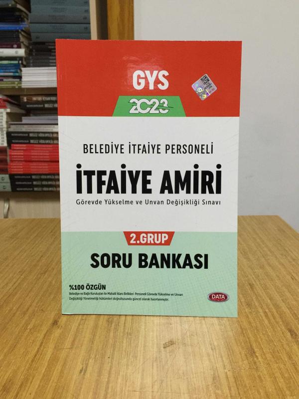 2023 GYS Belediye İtfaiye Personeli İtfaiye Amiri 2. Grup Soru Bankası Data Yayınları