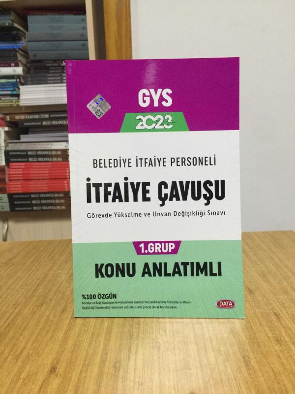 2023 GYS Belediye İtfaiye Personeli İtfaiye Çavuşu 1. Grup Konu Anlatımlı Data Yayınları