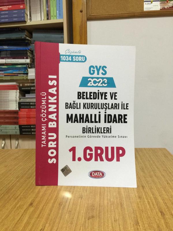 2023 GYS Belediye ve Bağlı Kuruluşları İle Mahalli İdare Birlikleri 3. Grup Tamamı Çözümlü Soru Bankası Data Yayınları