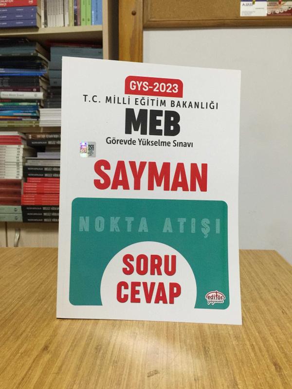 2023 GYS Milli Eğitim Bakanlığı Sayman GYS Soru-Cevap Data Yayınları
