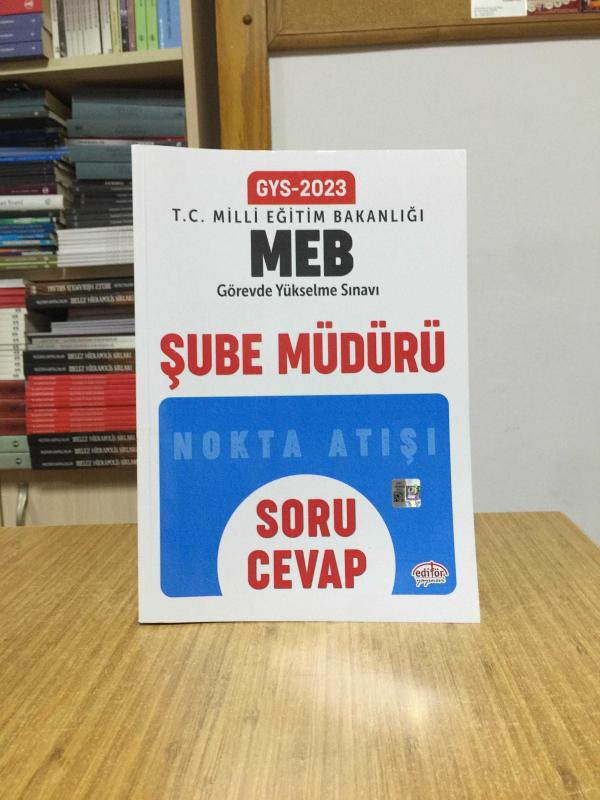2023 GYS Milli Eğitim Bakanlığı Şube Müdürü GYS Soru-Cevap Data Yayınları