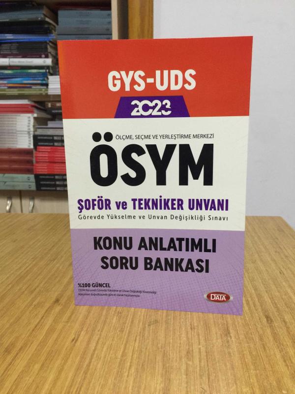 2023 GYS Ölçme ve Seçme ve Yerleştirme Merkezi (ÖSYM) Şoför ve Tekniker Unvan Değişikliği Sınavı Konu Anlatımlı Soru Bankası Data Yayınları
