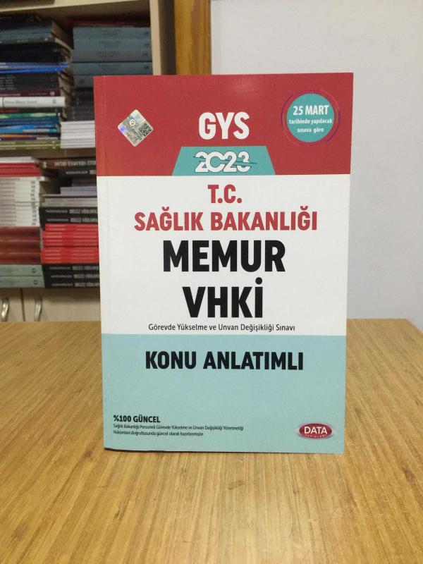 2023 GYS T.C. Sağlık Bakanlığı Memur VHKİ Konu Anlatımlı Data Yayınları