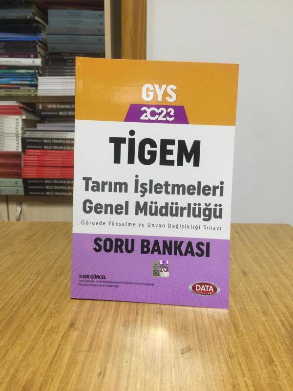 2023 GYS Tarım İşletmeleri Genel Müdürlüğü TİGEM GYS Soru Bankası Data Yayınları