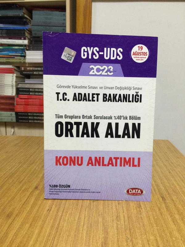2023 GYS-UDS Adalet Bakanlığı Ortak Alan Konu Anlatımlı Data Yayınları