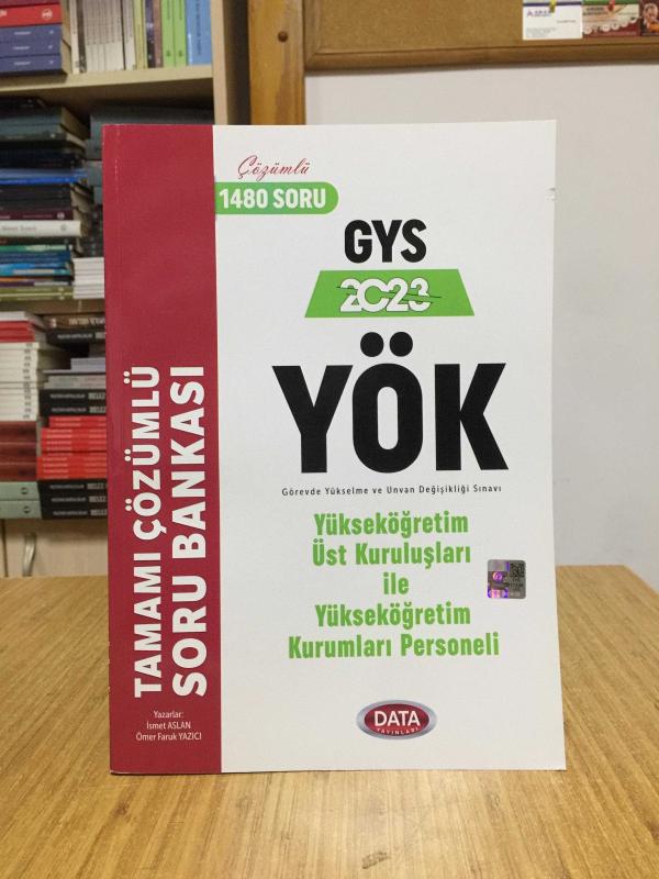 2023 GYS YÖK Yükseköğretim Üst Kuruluşları İle Yükseköğretim Kurumları Personeli Soru Bankası Data Yayınları