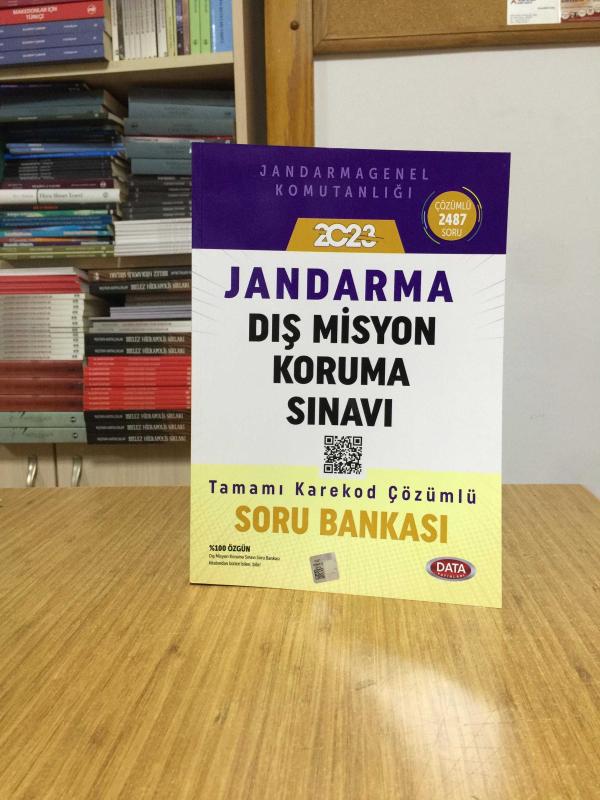 2023 Jandarma Genel Komutanlığı Dış Misyon Koruma Sınavı Tamamı Karekod Çözümlü Soru Bankası Data Yayınları