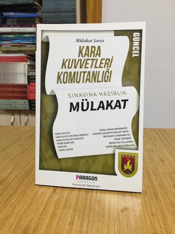 2023 Kara Kuvvetleri Komutanlığı Mülakat Paragon Yayıncılık
