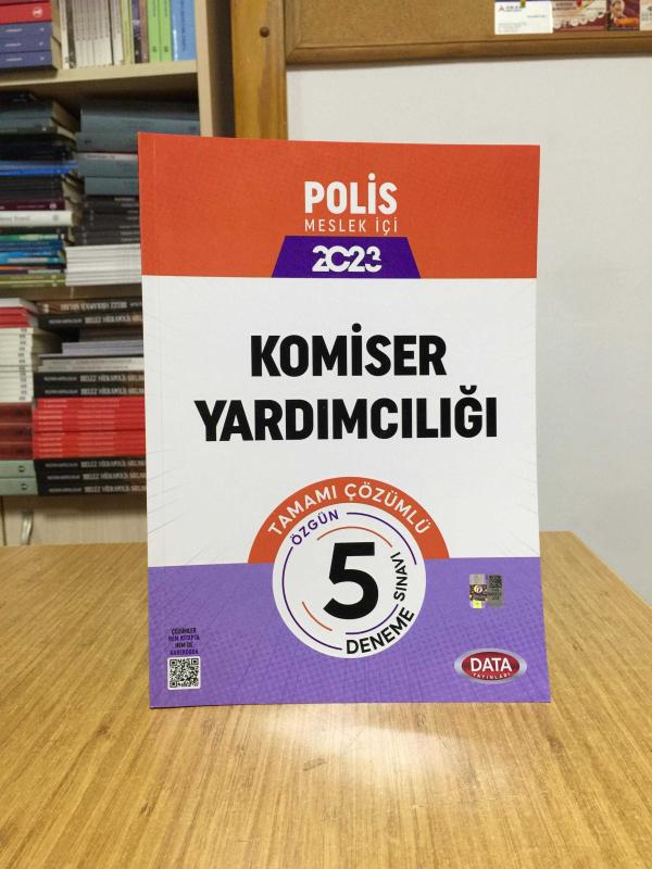 2023 Komiser Yardımcılığı Tamamı Çözümlü 5 Deneme Sınavı Data Yayınları