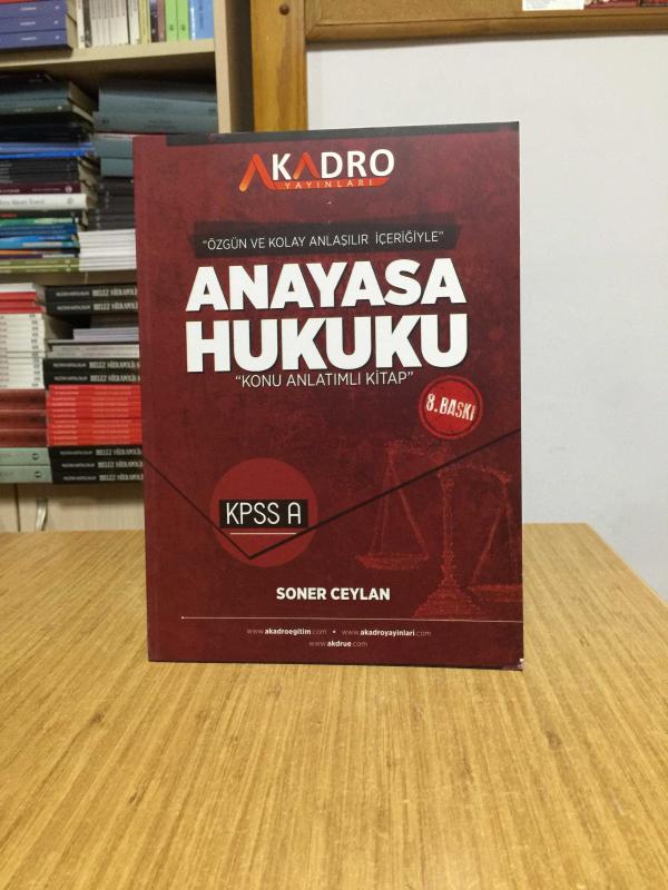 2023 KPSS A Grubu Anayasa Hukuku Konu Anlatımı 8. Baskı A Kadro Yayınları
