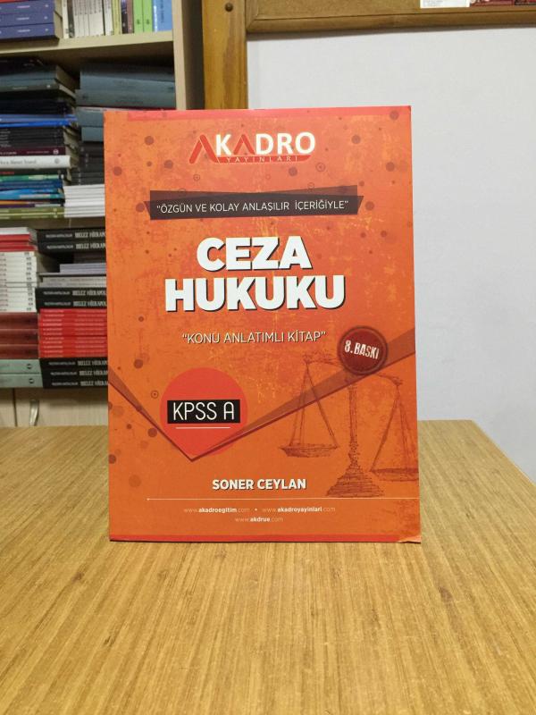 2023 KPSS A Grubu Ceza Hukuku Konu Anlatımı 8. Baskı A Kadro Yayınları