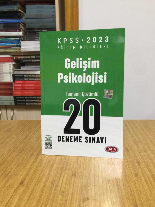 2023 KPSS Eğitim Bilimleri Gelişim Psikolojisi 20 Deneme Sınavı Data Yayınları