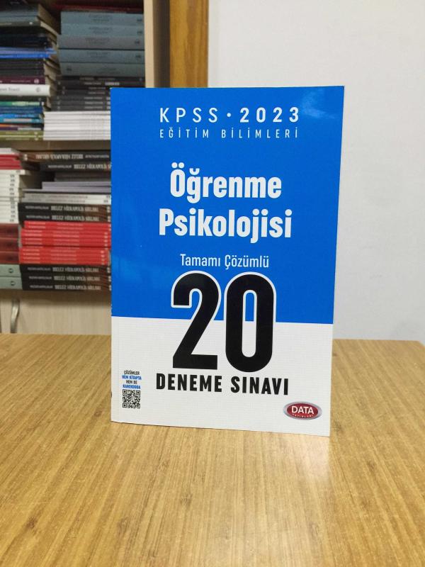 2023 KPSS Eğitim Bilimleri Öğrenme Psikolojisi 20 Deneme Sınavı Data Yayınları