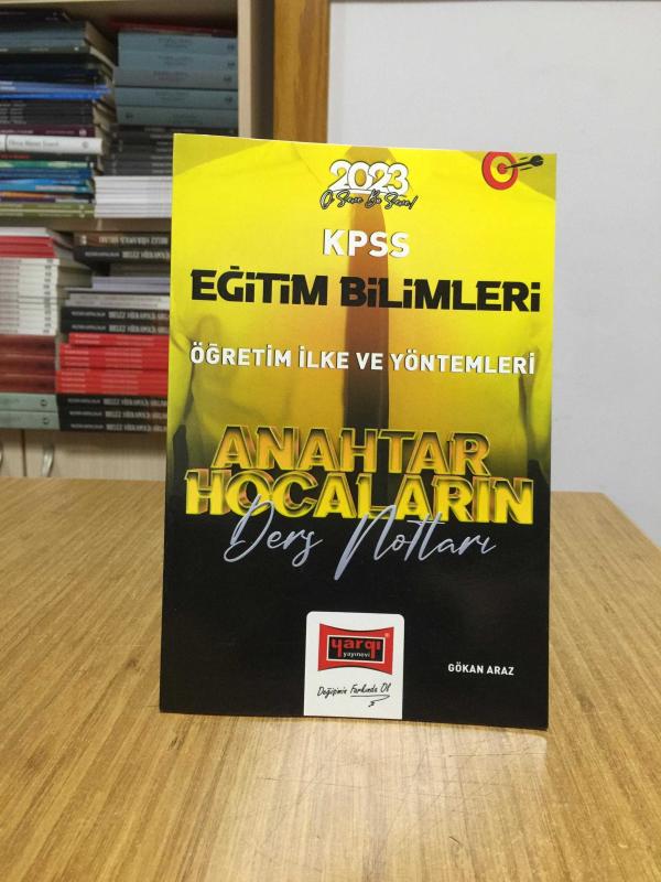 2023 KPSS Eğitim Bilimleri Öğretim Yöntem ve İlkeleri Anahtar Hocaların Ders Notları Yargı Yayınları