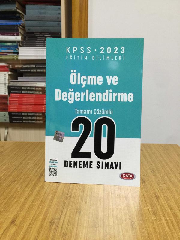 2023 KPSS Eğitim Bilimleri Ölçme ve Değerlendirme 20 Deneme Sınavı Data Yayınları