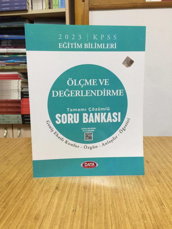 2023 KPSS Eğitim Bilimleri Ölçme ve Değerlendirme Tamamı Çözümlü Soru Bankası Data Yayınları