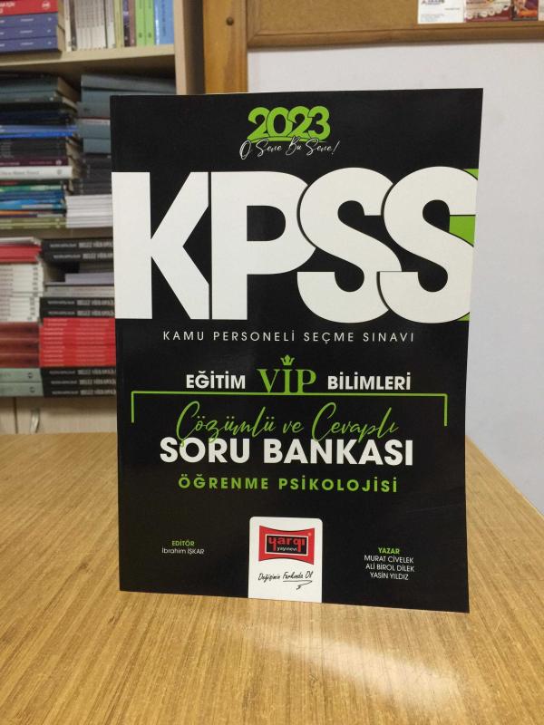 2023 KPSS Eğitim Bilimleri VIP Soru Bankası Öğrenme Psikolojisi Yargı Yayınları