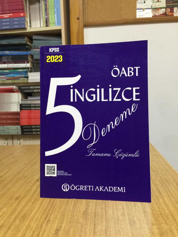 2023 KPSS ÖABT İngilizce 5 Deneme Öğreti Akademi Yayınları