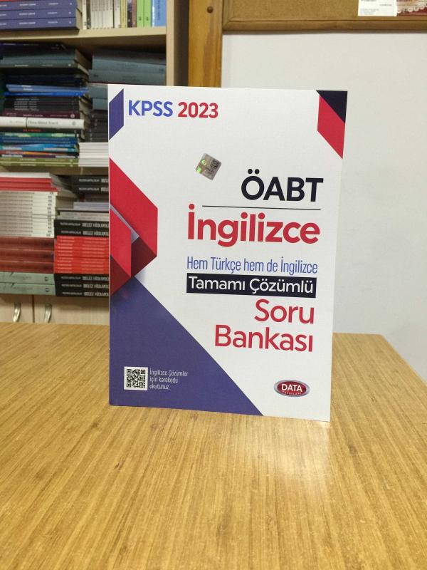 2023 KPSS ÖABT İngilizce Öğretmenliği Tamamı Çözümlü Soru Bankası Data Yayınları