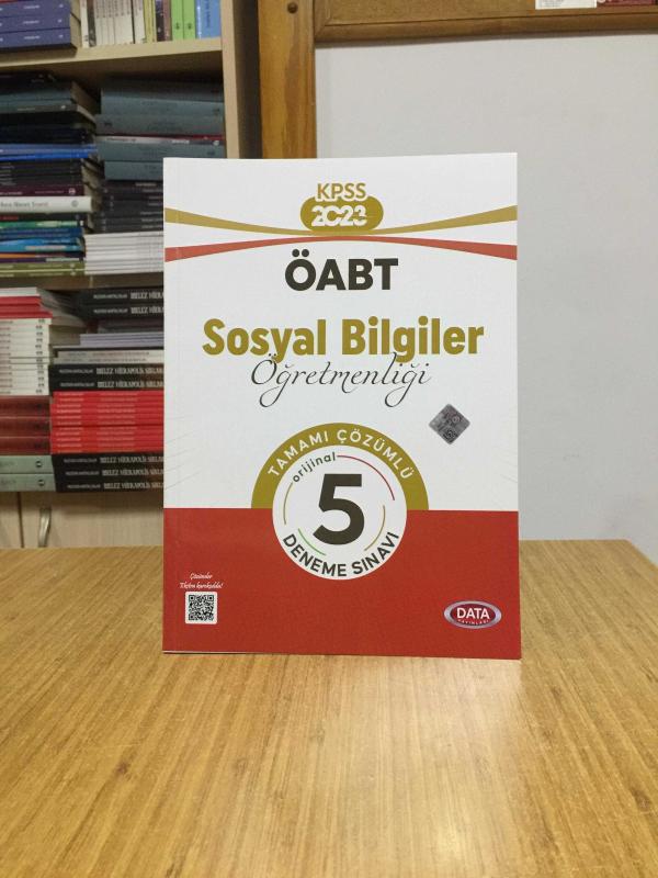 2023 KPSS ÖABT Sosyal Bilgiler Öğretmenliği Tamamı Çözümlü 5 Deneme Sınavı Data Yayınları
