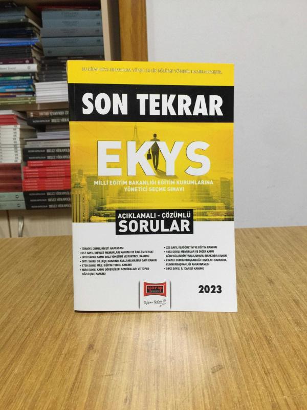 2023 MEB EKYS Son Tekrar Açıklamalı Çözümlü Sorular Yargı Yayınları