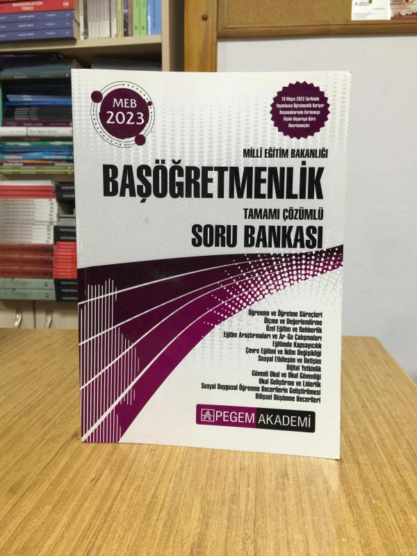 2023 Milli Eğitim Bakanlığı Başöğretmenlik Soru Bankası Pegem Akademi Yayıncılık