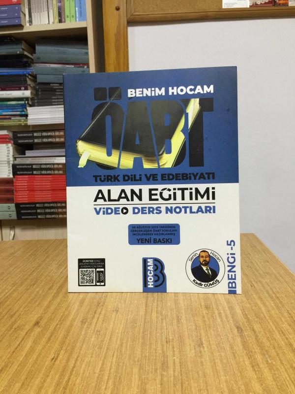 2023 ÖABT Bengi 5 Serisi Türk Dili ve Edebiyatı Alan Eğitimi Video Ders Notları Benim Hocam Yayınları