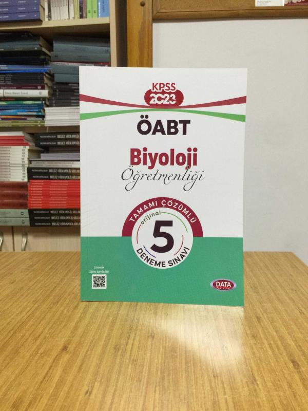 2023 ÖABT Biyoloji Öğretmenliği Tamamı Çözümlü 5 Deneme Sınavı Data Yayınları