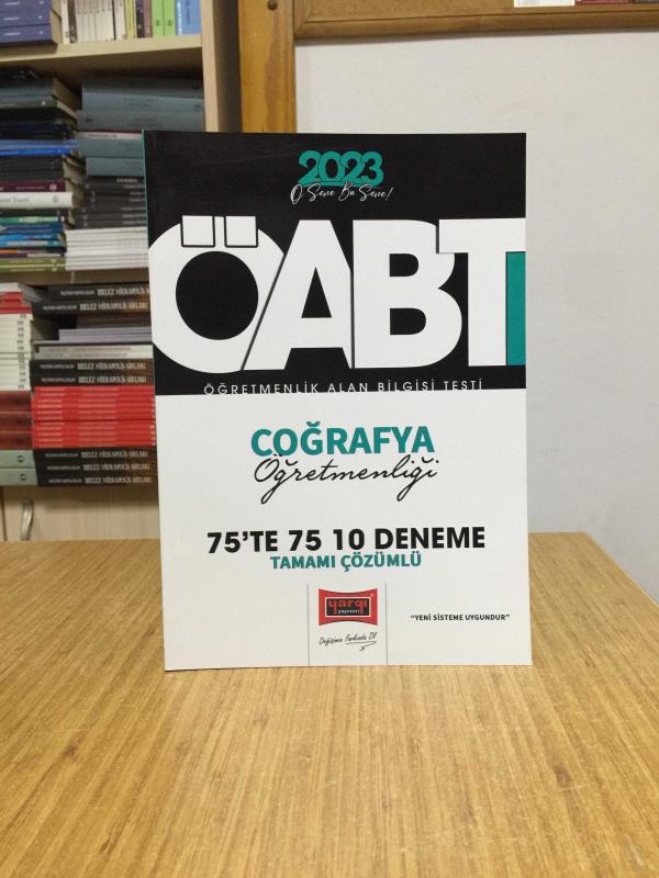 2023 ÖABT Coğrafya Öğretmenliği 75te 75 10 Deneme Çözümlü Yargı Yayınları
