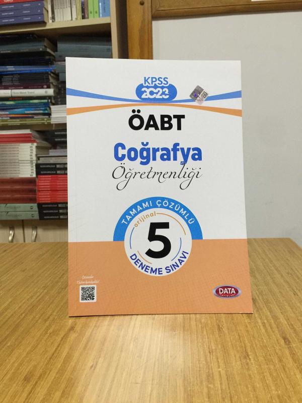2023 ÖABT Coğrafya Öğretmenliği Tamamı Çözümlü 5 Deneme Sınavı Data Yayınları