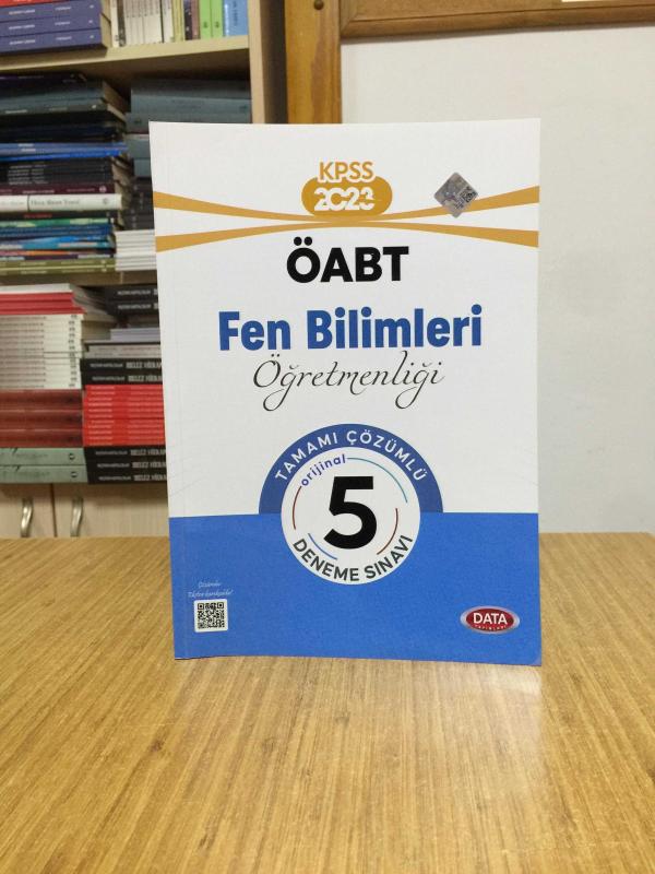 2023 ÖABT Fen Bilimleri Öğretmenliği 5 Deneme Data Yayınları