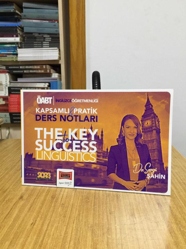 2023 ÖABT İngilizce Öğretmenliği The Key To Success Linguistics Kapsamlı ve Pratik Ders Notları Yargı Yayınları