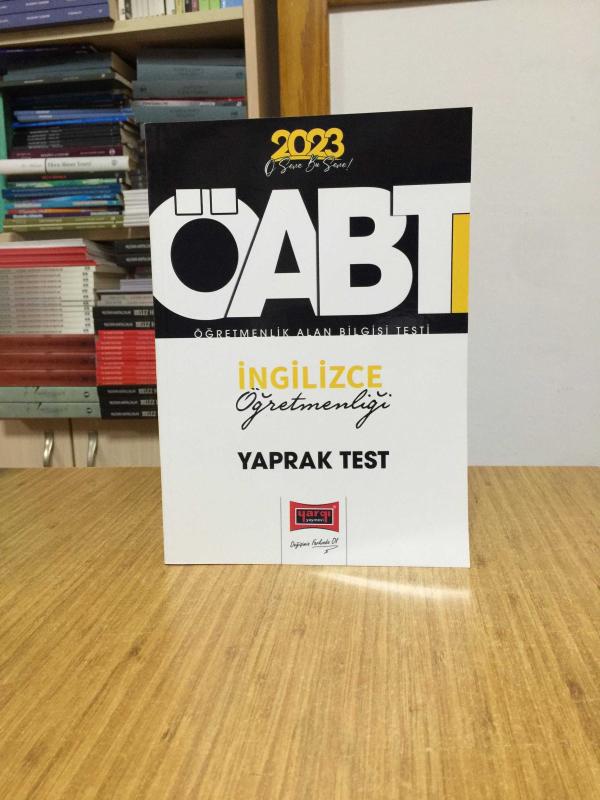2023 ÖABT İngilizce Öğretmenliği Yaprak Test Yargı Yayınları
