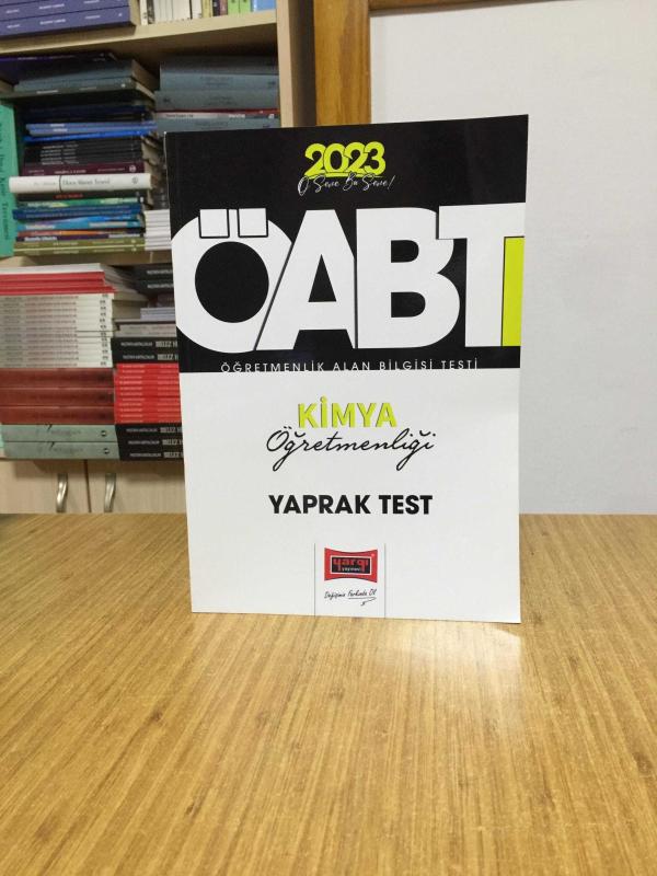 2023 ÖABT Kimya Öğretmenliği Yaprak Test Yargı Yayınları