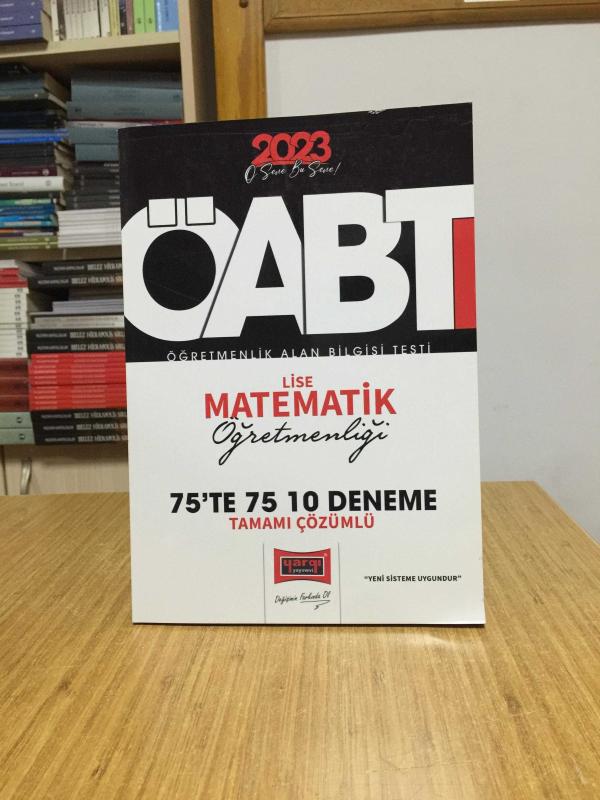 2023 ÖABT Lise Matematik Öğretmenliği 75te 75 Tamamı Çözümlü 10 Deneme Yargı Yayınları
