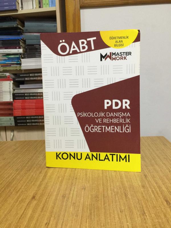 2023 ÖABT PDR Psikolojik Danışma ve Rehberlik Öğretmenliği Konu Anlatımı MasterWork