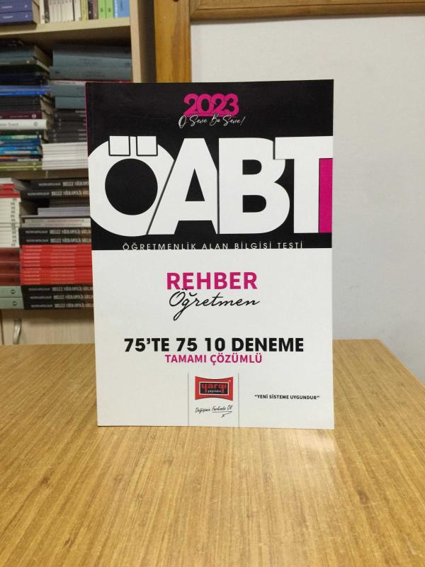 2023 ÖABT Rehber Öğretmen 75te 75 Tamamı Çözümlü 10 Deneme Yargı Yayınları