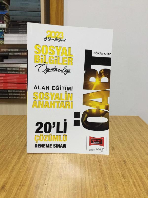 2023 ÖABT Sosyal Bilgiler Sosyalin Anahtarı Alan Eğitimi 20 Deneme Çözümlü Yargı Yayınları