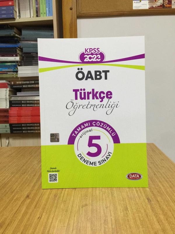 2023 ÖABT Türkçe Öğretmenliği Tamamı Çözümlü 5 Deneme Data Yayınları