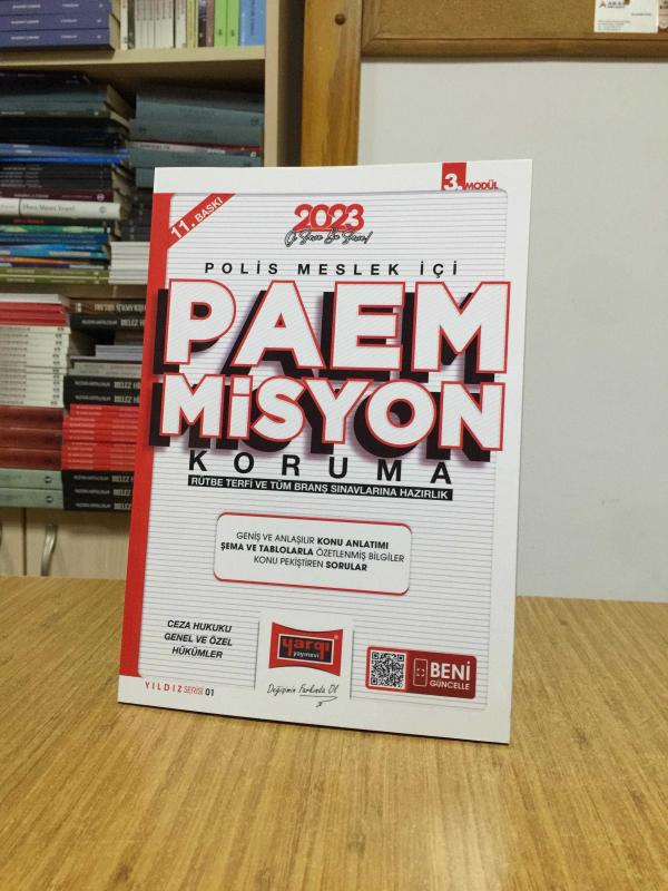 2023 PAEM Misyon Koruma Rütbe Terfi Konu Anlatımı Modül 3 Ceza Hukuku Genel ve Özel Hükümler Yıldız Serisi Yargı Yayınları